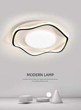 全光谱护眼Led吸顶灯具现代简约主卧室灯超薄圆形阳台房间客厅灯