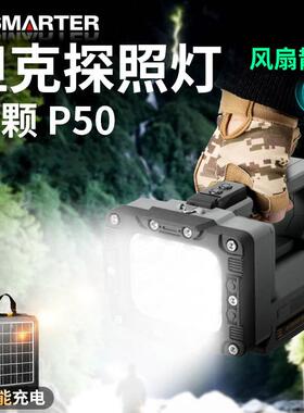 跨境巨型探照灯P50*12巨亮营地灯手电筒探险露营户外活动手提灯