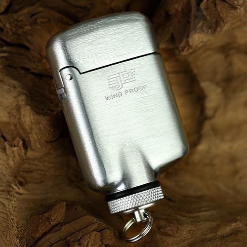 日本正版Windmill风车防风打火机铝壳耐冲击户外野外运动火机 JPW