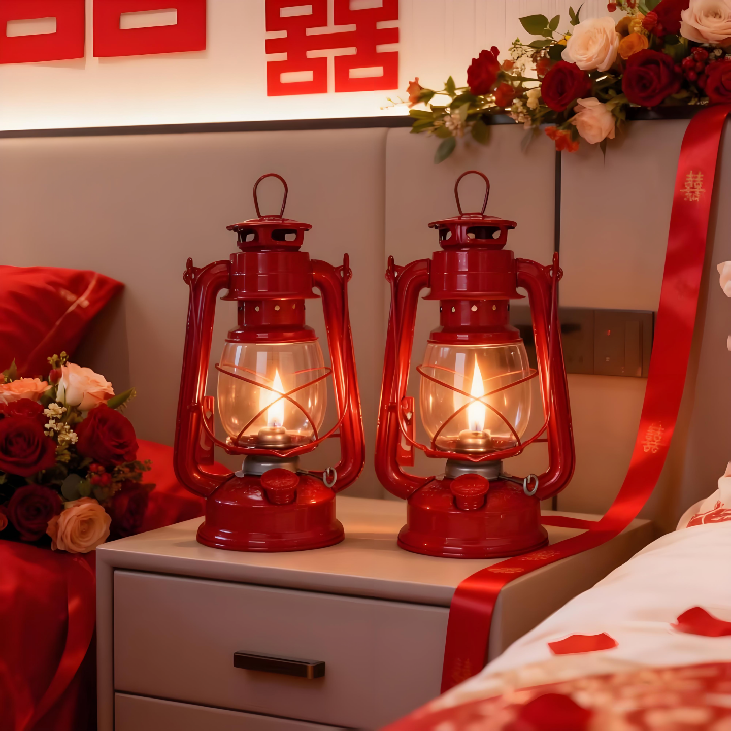 中式婚庆红马灯婚礼拍照道具乔迁搬家祈福装饰LED电子复古煤油灯,节庆用品/礼品,婚房装扮用品,淘宝优惠券,粉丝福利购,淘宝优惠卷