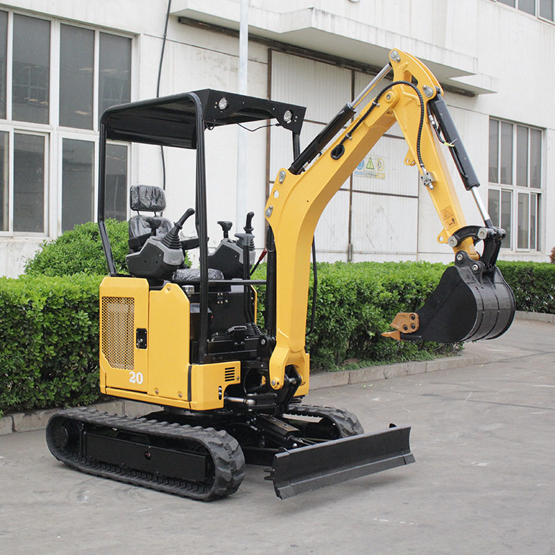 履带式微型钩机座舱舒适城市拓展小型工程挖掘车涵洞施工EZ-C20