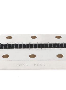 0直流电流表专用75m0.5精SUR度V电阻器平板型500A75V外附m分流器