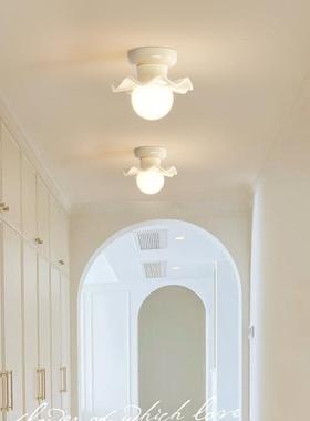 头吊灯约现床24027代简温馨主卧室儿童风房间奶油吧台书房吊线过