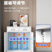 加厚二斗矮柜办公室资文件料柜家用带HMN锁抽屉阳具台铁皮柜储物
