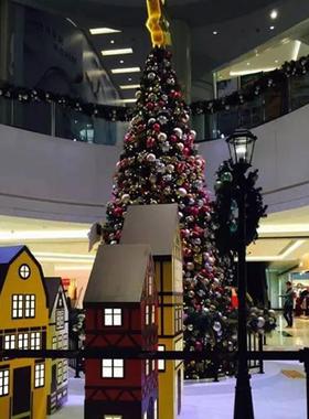 大型户外装饰商圣诞树公司促销活假66198动节日活动装场饰道具