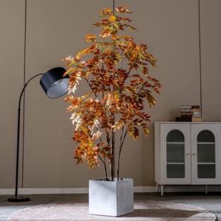 高景端仿真植物植漆木室内外假花绿树盆栽仿生香椿82577树造轻奢