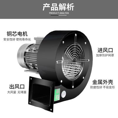 df机耐高温离心风W机DFKNK-250小引型低噪音多翼式离心风加长轴风