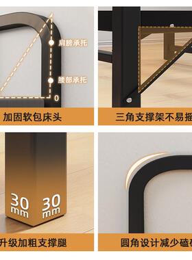 折叠床单人床成人卧室家人用加一米小床固简易客人临时二钢PAB架