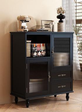 柜实木酒柜柜客厅茶水柜小户型靠墙收储物斗69852柜边纳新中式碗