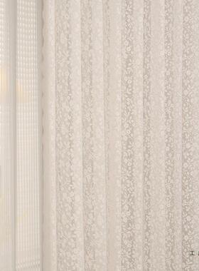 全上测量装法式蕾门33476丝纱帘繁星透光不透人安国门帘隔断阳台