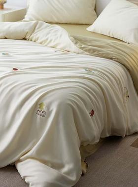 A奥地利兰莱精天类丝四件套卡通赛尔夏季被套70277床床笠1.2米品