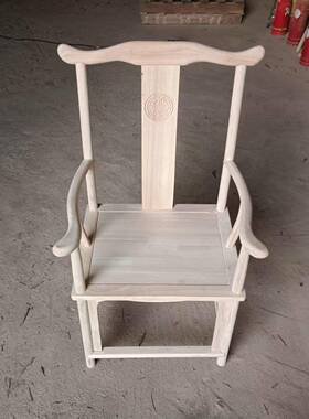 打坐凳禅凳方凳矮中式盘腿凳胚手餐工白组装88119榫卯结构小凳椅