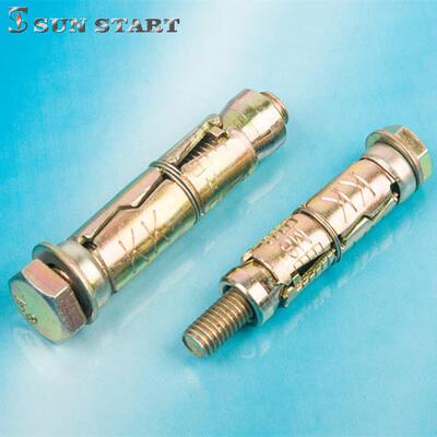 栓三片式管壁虎膨胀三片式配六角螺重60206型套壁虎爆顶拉爆内膨