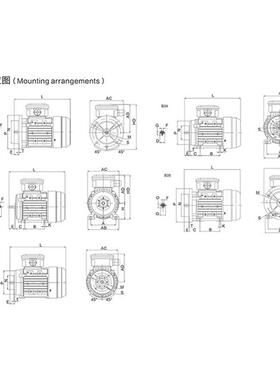 055千瓦6极.YS国7标ZOP铝壳电动机.5kw1.1千瓦1.5kw2.2千瓦0三相