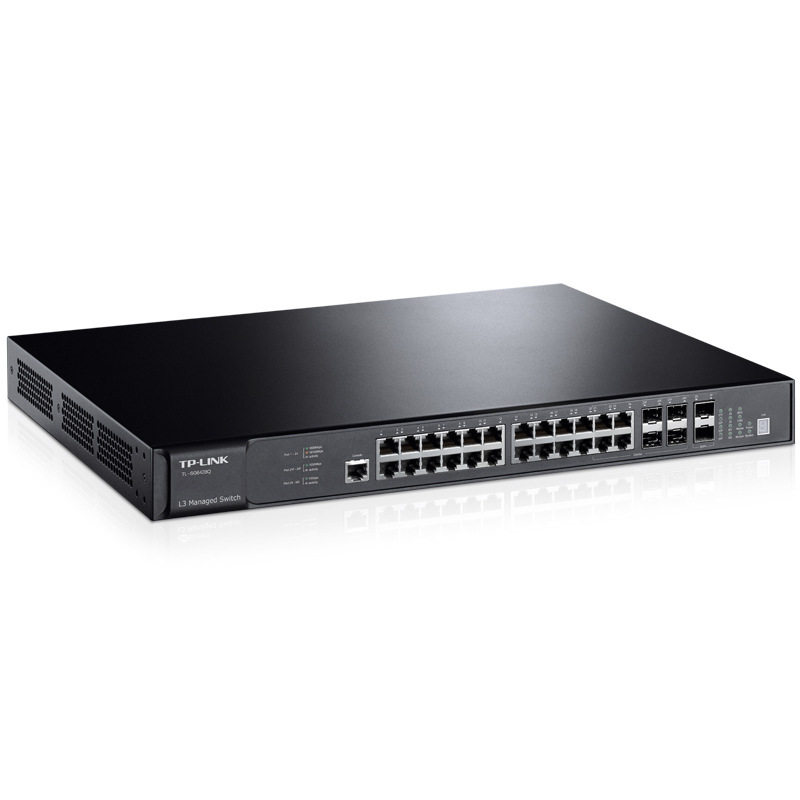 TP-LINK TL-SG6428Q三层网管核心交换机24口千兆+2口万兆+4口SFP