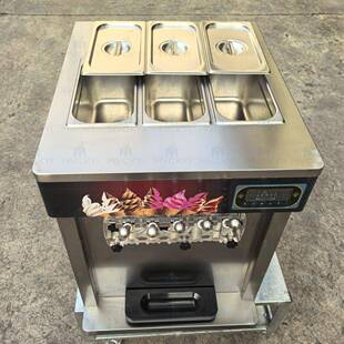 3缸冰淇淋融雪机可以做甜创筒雪332糕凌冷饮多功能冰激机器小本业