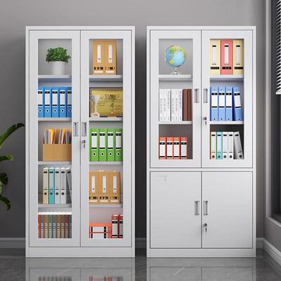 加办公厚员室衣文28502件柜铁皮档案资料凭证柜工更柜带锁矮柜储