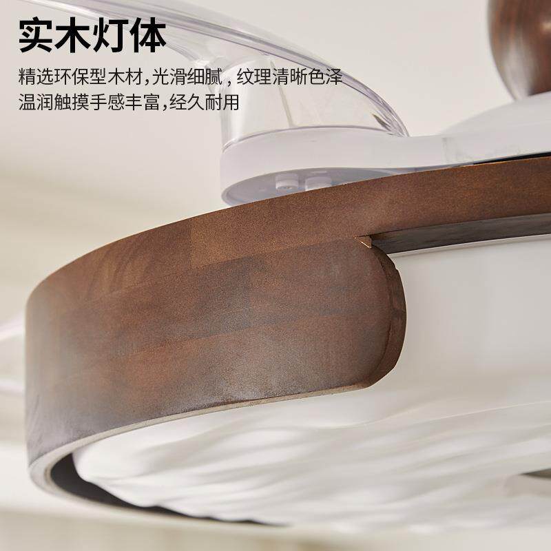 宋代美学隐灯具形风扇灯古中古风护顶眼餐厅洋吸法式扇复灯南风印