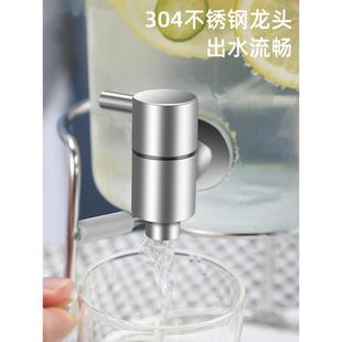 4多用龙带头冷水壶凉水壶大容量L水果汁茶饮料柠水檬冰77冷桶冷泡