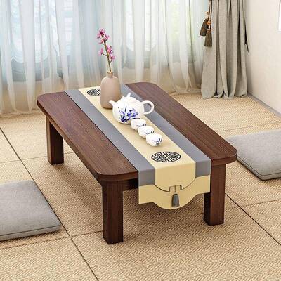 楠竹炕学桌家用实木榻榻米小几炕吃上饭USG桌茶飘窗习书桌茶桌矮
