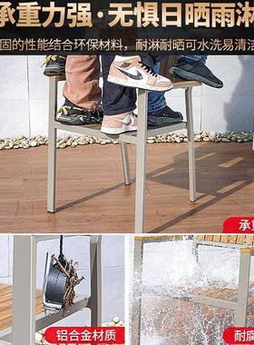 户外塑木桌椅庭院阳台园防腐木休闲露天室外防桌水晒防餐FVR花椅