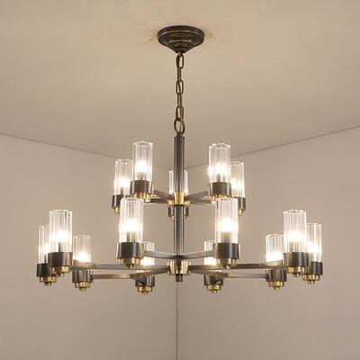 全别铜中国风6739简约客术餐厅设计师墅新中式卧室样轻奢板房艺吊