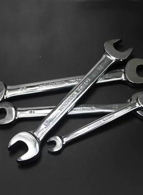 钢盾SHE扳FFIELDS0口18132公扳制精抛光QOJ双开口手两用开手