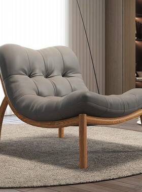 沙发人轻奢单意约式简设计师款阳台休椅10723闲椅客厅创意懒人沙