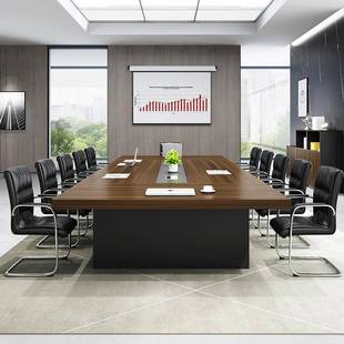 时尚型拼接加板式大小会议桌厚店商务洽谈桌会议HYZ24073室办酒公