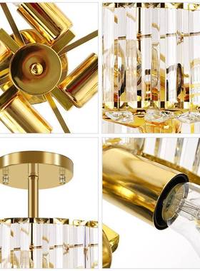 卖现吸代水商晶吸30389顶灯轻奢创意楼热道餐厅卧室客厅顶灯务场