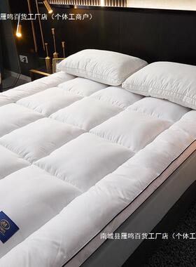 床垫子加厚酒店软单床垫子红床DTR褥双人垫褥五子租房白色粉色