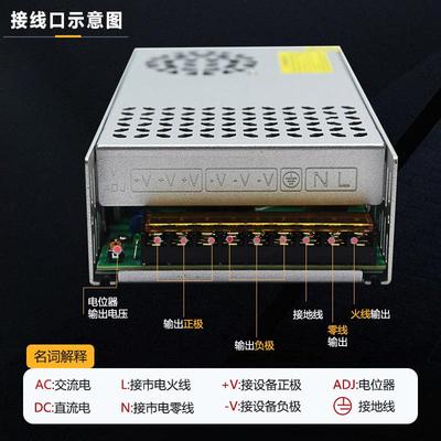 AC220V转DV120V2V36V48V6灯0V48GAO0W60W1500W单组LED灯具4箱驱动