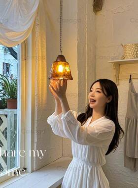 法式古风卧室床头小吊日式餐厅C吧台玄关过道灯灯ASAG97695中D