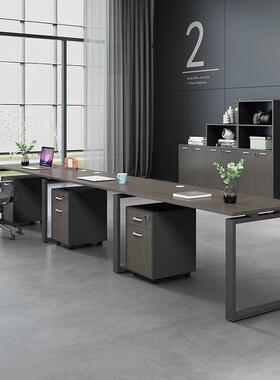 职员办公桌简KDMYGW01位约双人员工4办四人位公桌组合工椅6卡位办