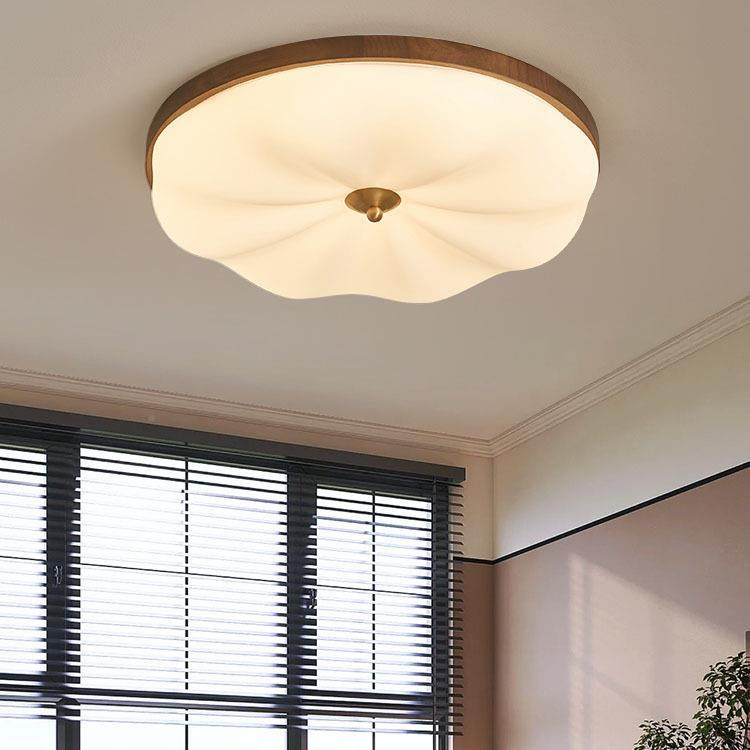 意吸顶灯卧室中古复古美40143式灯新中式创个性胡房桃木法式护眼,家装灯饰光源,客厅吸顶灯,淘宝优惠券,粉丝福利购,淘宝优惠卷