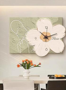 油电表箱装饰画带钟表5-209413弱电奶箱电风源关遮挡挂画配电箱遮