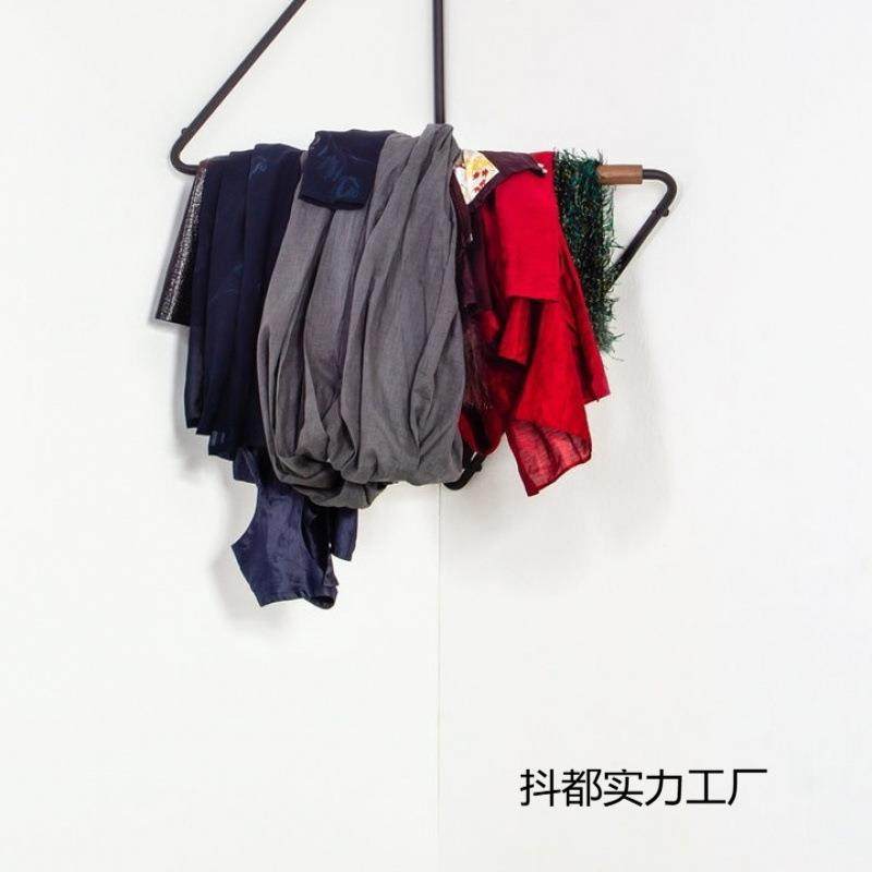 挂衣架上壁挂室内卧室ECC网红角衣帽架墙占空间不的挂衣服墙收纳