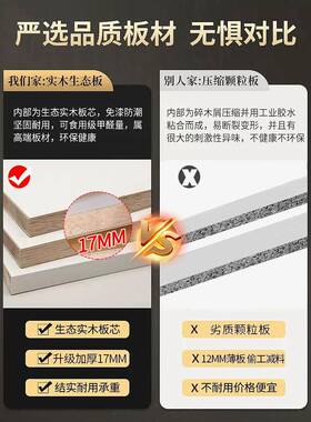 衣柜FNS家用卧生态简易租室儿童柜子出房用挂衣柜免安板装大衣橱