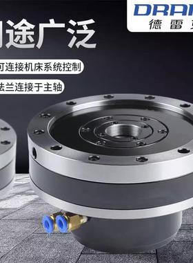 置中空回转高夹头卡前盘空JAB压速內涨外夹筒夹气动夹头1JAB-5-25