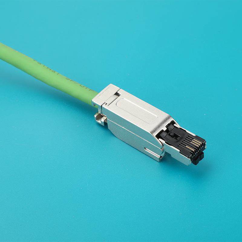 HPY屏蔽超网线屏蔽免打水晶八头六七类免压水晶头免工具+压接7类C