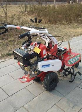 油地开沟QCT机电启动开沟培土柴机果园耕手扶式开沟机