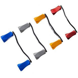 英莱特水滴轮改装金属摇臂金属手把全金属握丸鼓轮渔轮摇柄摇把