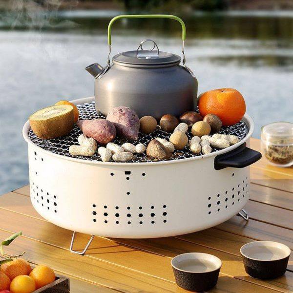 新款网红煮茶器围炉家用多功能烧烤架户外聚会煮茶碳烤炉礼品,厨房/烹饪用具,其它烧烤用品,淘宝优惠券,粉丝福利购,淘宝优惠卷