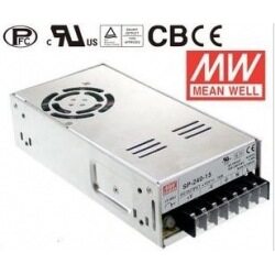 明纬开关电源S-250-24AC220V-DC24V/10A250W