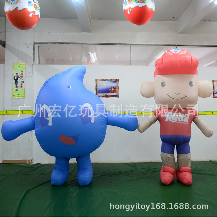 pvc卡通人物玩具模型机器人海宝宝小红帽厂家直销pvc气模产品