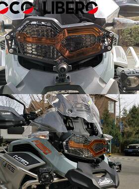 适用宝马F750GSF850GSADV18-21年新款大灯保护网前大灯防护罩
