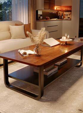 ft实木茶几客厅家用2024新款感茶几桌现代简约小户型简易小桌