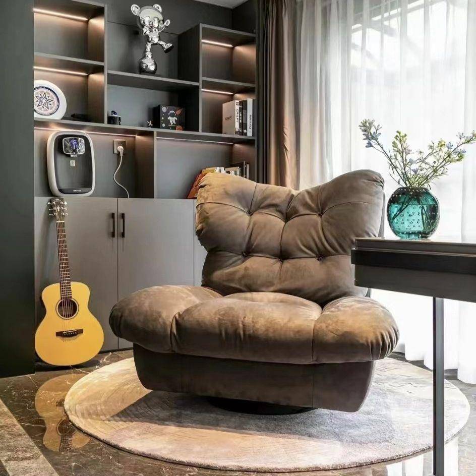 意式网红云朵单人沙发电动多功能客厅阳台旋转躺椅可躺可睡沙发椅