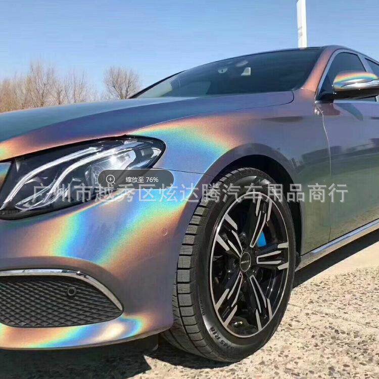 2018新款彩虹锦绣灰改色膜炫彩车身漆面保护膜防刮擦车身贴膜