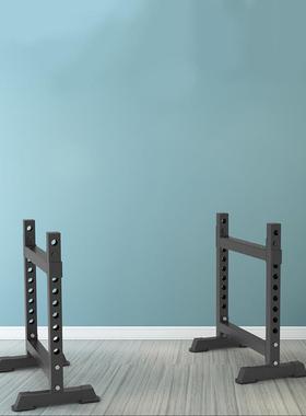 杠铃卧推保护架深蹲卧推保护杠训练器举重床卧推架带保护